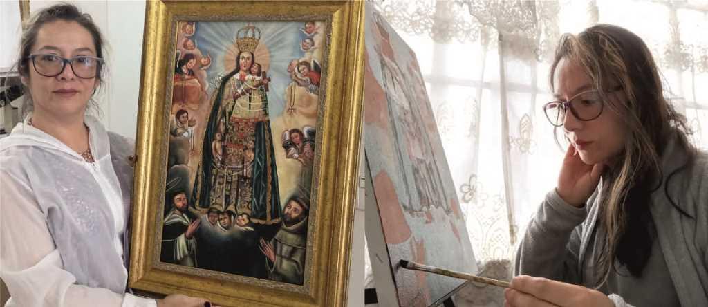 Virgen del Rosario, réplica por Filatova Bauer